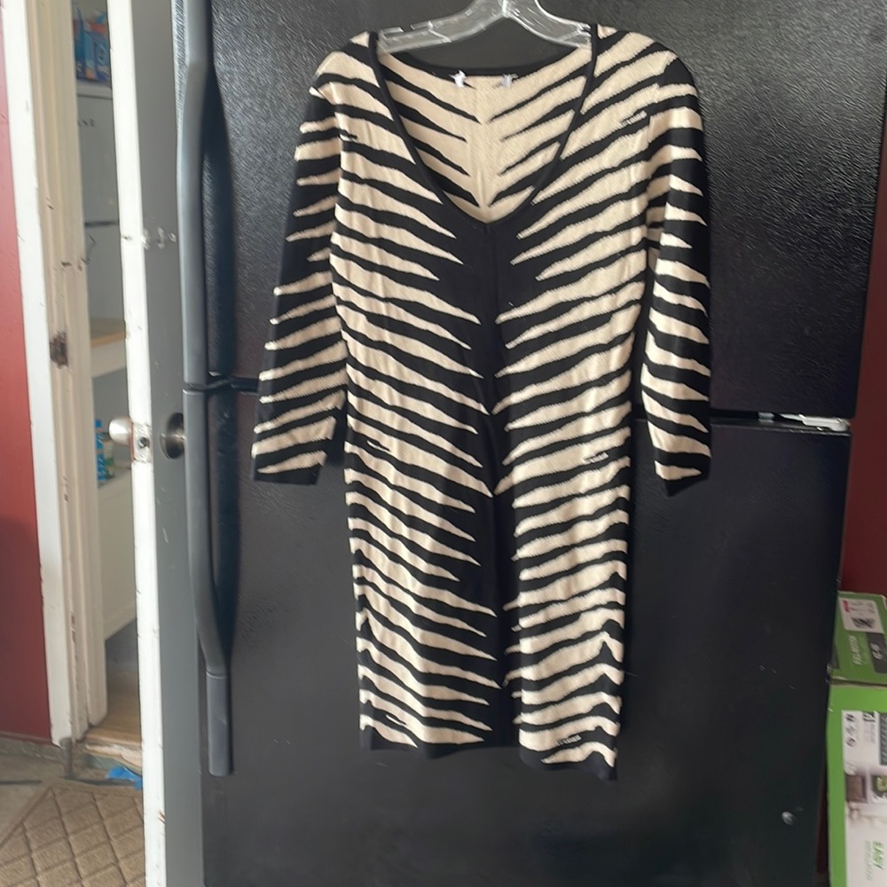 Zebra print dress